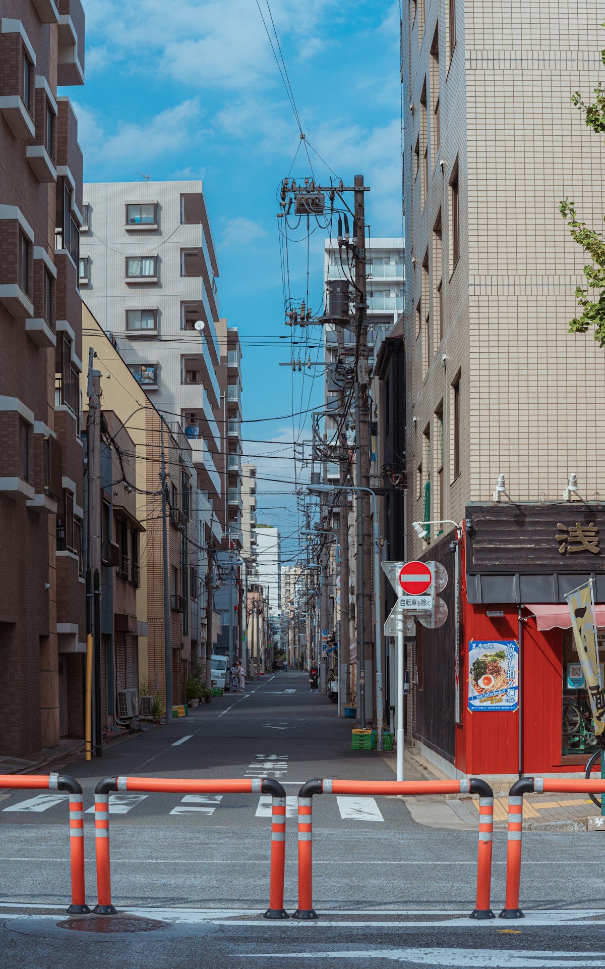 Quiet Tokyo neighborhood street
